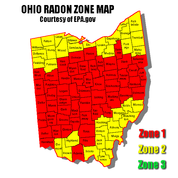 canton radon zone 3